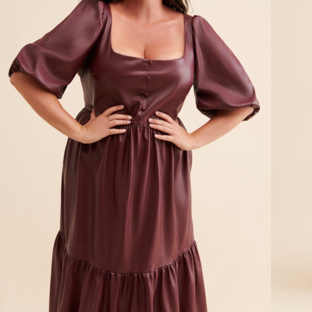 Anthropologie Hutch vegan faux leather